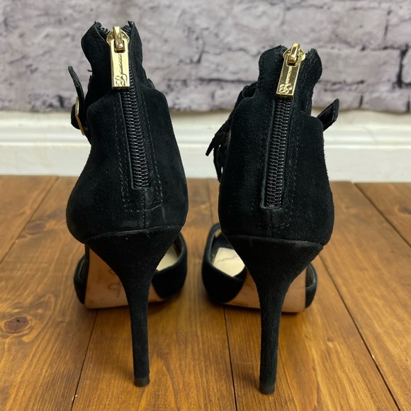 Jessica Simpson Bonney heels size 5.5M black stilettos - Picture 4 of 9